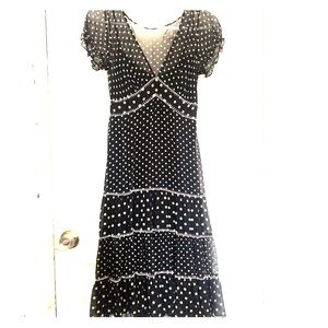 BCBGMAXAZRIA Polka dot dress